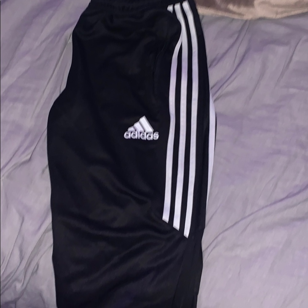 Black adidas sweatpants